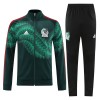 Chaqueta De Entrenamiento Trajes México 2022 Verde Negro - Hombre